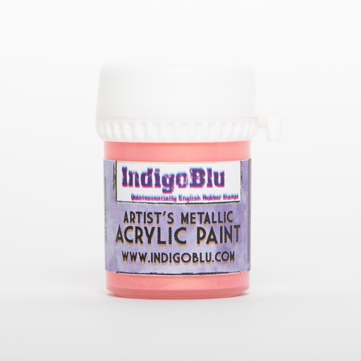 Artists Metallic Acrylic Paint - Pink Gin (20ml)